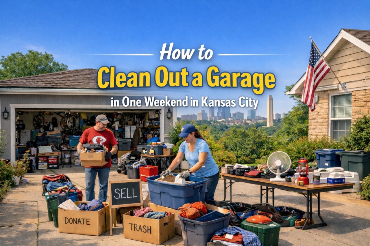 How to Clean Out a Garage in One Weekend in Kansas City