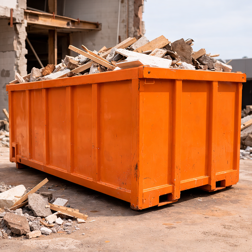 Demolition debris dumpster rental Kansas City roll off dumpster container for demolition materials