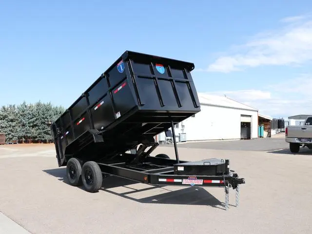 15 yard dump trailer used for junk removal in Kansas City