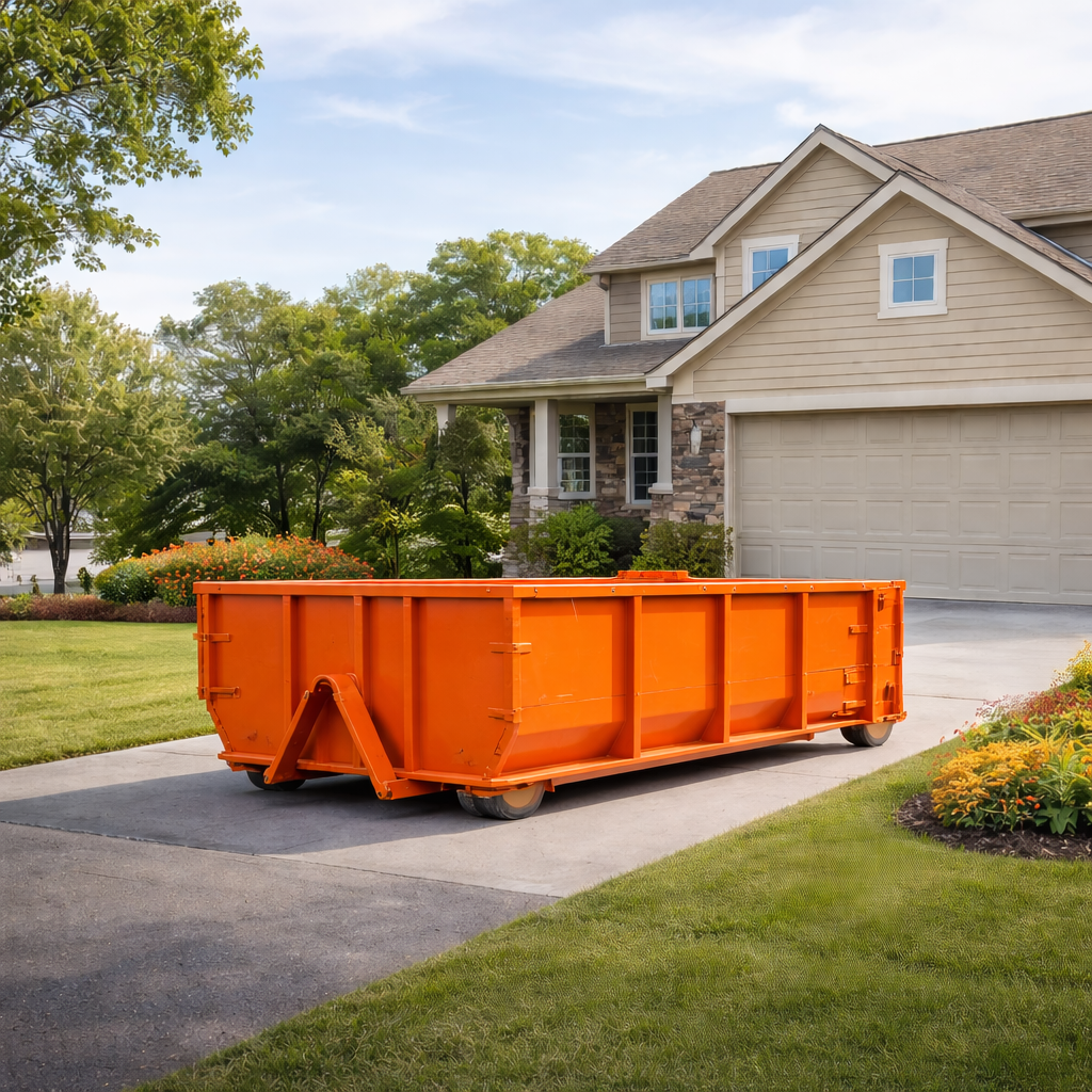 Residential dumpster rental Kansas City roll off dumpster container
